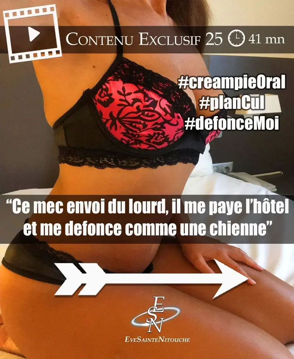 Je tombe sur un mec en soirée avec des copines. Ce gentleman m'offre l’hôtel le soir même et me défonce comme une chiennnne… je lui ai bien lustré la bite avant qu’il me fourre et je le remercie pour la bonne baise en me délectant de son jus dans la bouche pour le finir ! Viens mater ça tu risque de gicler rapidement 💦💦💦 ! (vidéo 41min)