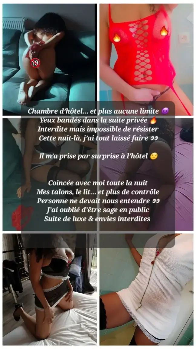 🔥 mise en place des prochains scénarios…Entre hôtels, nuits interdites, yeux bandés et moments beaucoup trop intenses 😈Les prochains scénarios vont clairement vous faire perdre le contrôle 💦Reste connecté… le plus chaud arrive bientôt. Fais t'on  choix..💯🫦