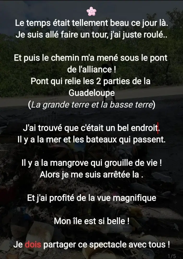 🤗 J'aime mon île.