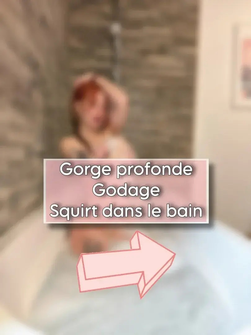 Vidéo de la semaine 🔞📹Dans le bain et d’humeur coquine je commence par m’amuser à faire des gorges profonde à mon godeEt commence à me le mettre dans la chatte , dans l’excitation et l’eau bien chaude je sens que si j’y vais un peu plus fort je pourrais me faire Squirt dans l’eau 🥵💦