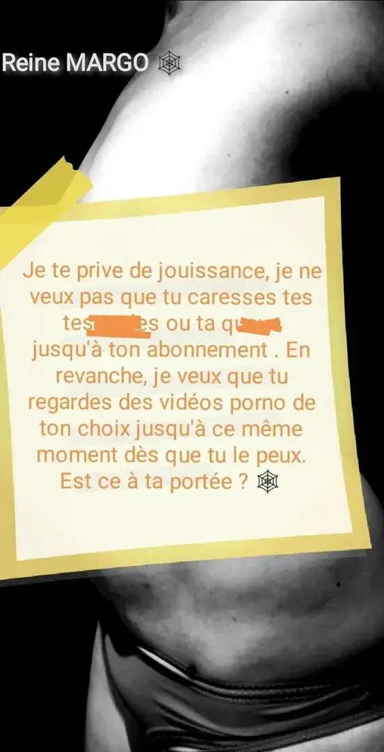Je t'attends.Reine MARGO 🕸️