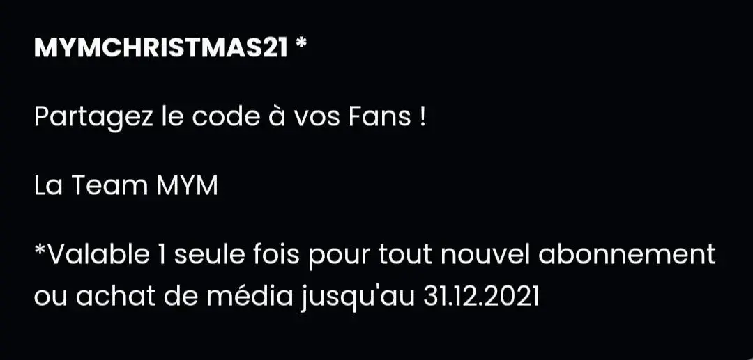 ⚠️ -20% avec le code MYMCHRISTMAS21 😘N'hésitez plus et profitez de cette offre valable jusqu'au 31 décembre 2021 !Joyeuses fêtes à toutes et à tous 💋🍑🔥