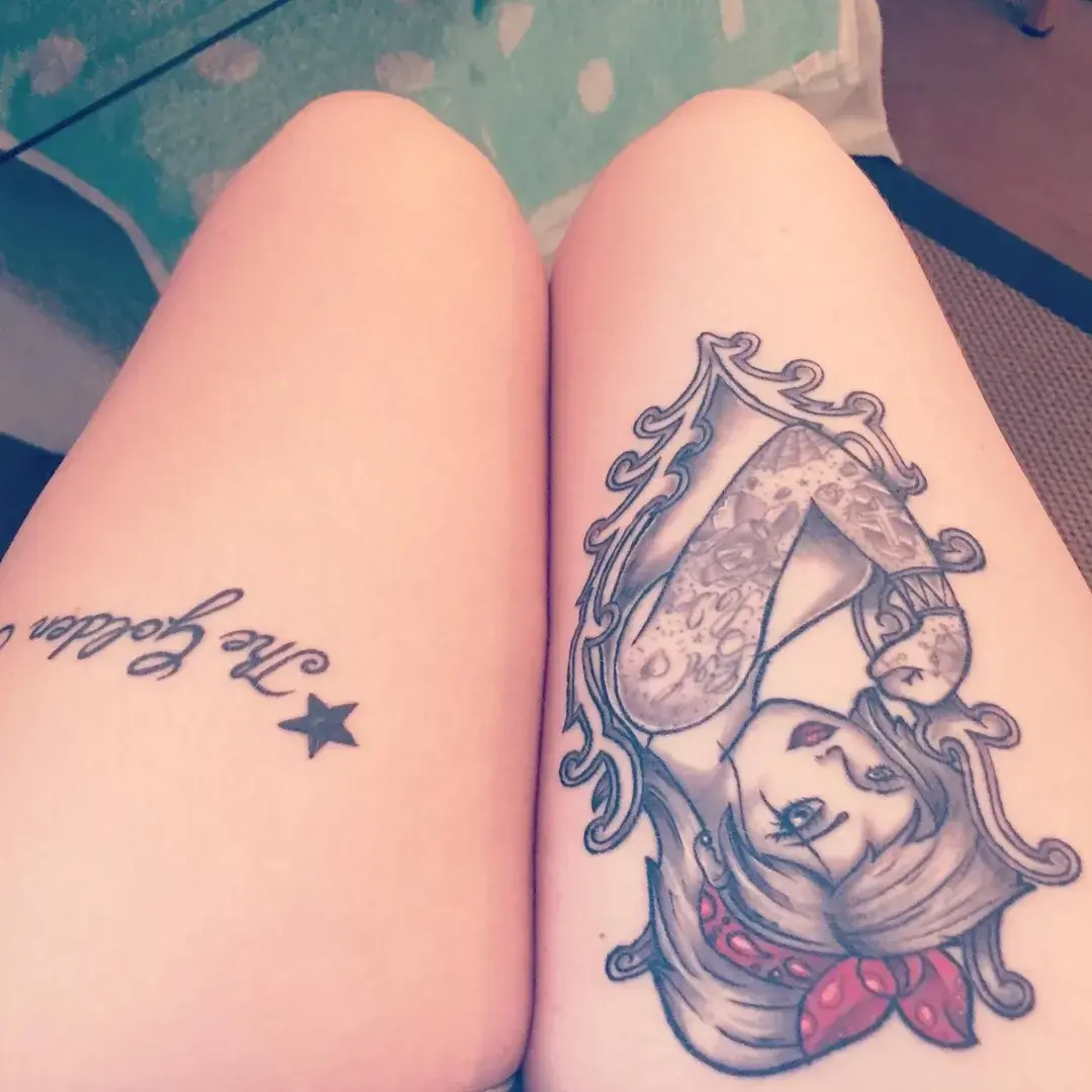 Encore quelques uns…✒️#cuisses #tattoo #tatoo #tatouages #thighs