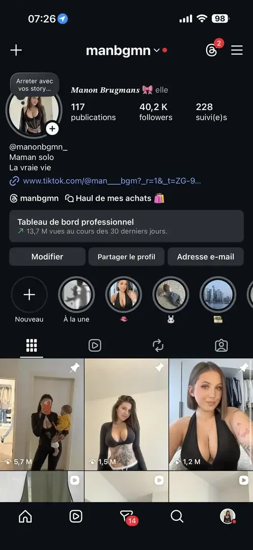 Leak public de Manbgmn_ — « Mon compte privé sur Instagram a encore été banni. Donc si vous voulez me contacter, voici où le faire. » (nude) sur MYM