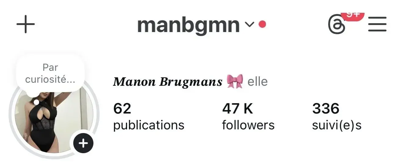 Aperçu public — Manbgmn_ : « Si tu me suis pas 👀🧘🏼‍♀️ » (MYM) — pas un leak