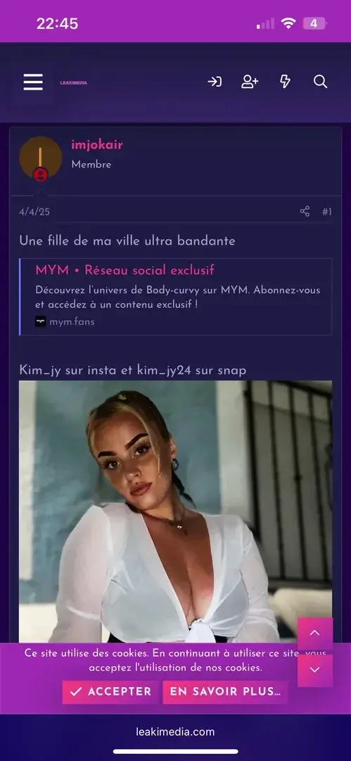 Leak public de Body-curvy — « Étant donné que quelqu’un s’amuse à screen mon mym que ce soit mon feed ou même le PRIVÉ ! Je ne continuerai à poster mon contenu en censuré. Heureusement que je fais ça d’ailleurs. Mais je n’envoie plus rien en privé. » (nude) sur MYM
