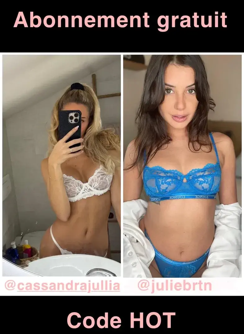 🚨🚨De retour avec ma copine Julie🚨🚨Je sais que vous aimez notre duo alors on vous offre de nouveaux nos Mym gratuit avec ma copine Juliebrtn avec la code HOT 🔥🔥🔥Pour ceux qui ne pourraient pas profiter de ce code, on t’en a préparé un autre de 49% avec le code Sexy 😈😈Viens nous retrouver sur Mym et tu recevra 2 photos de nos fesses nues 🥵🥵Code promo valable seulement pour les 50 premières personnes ⏳⏳J’offre aussi 5 show sur snap 🙈🙈