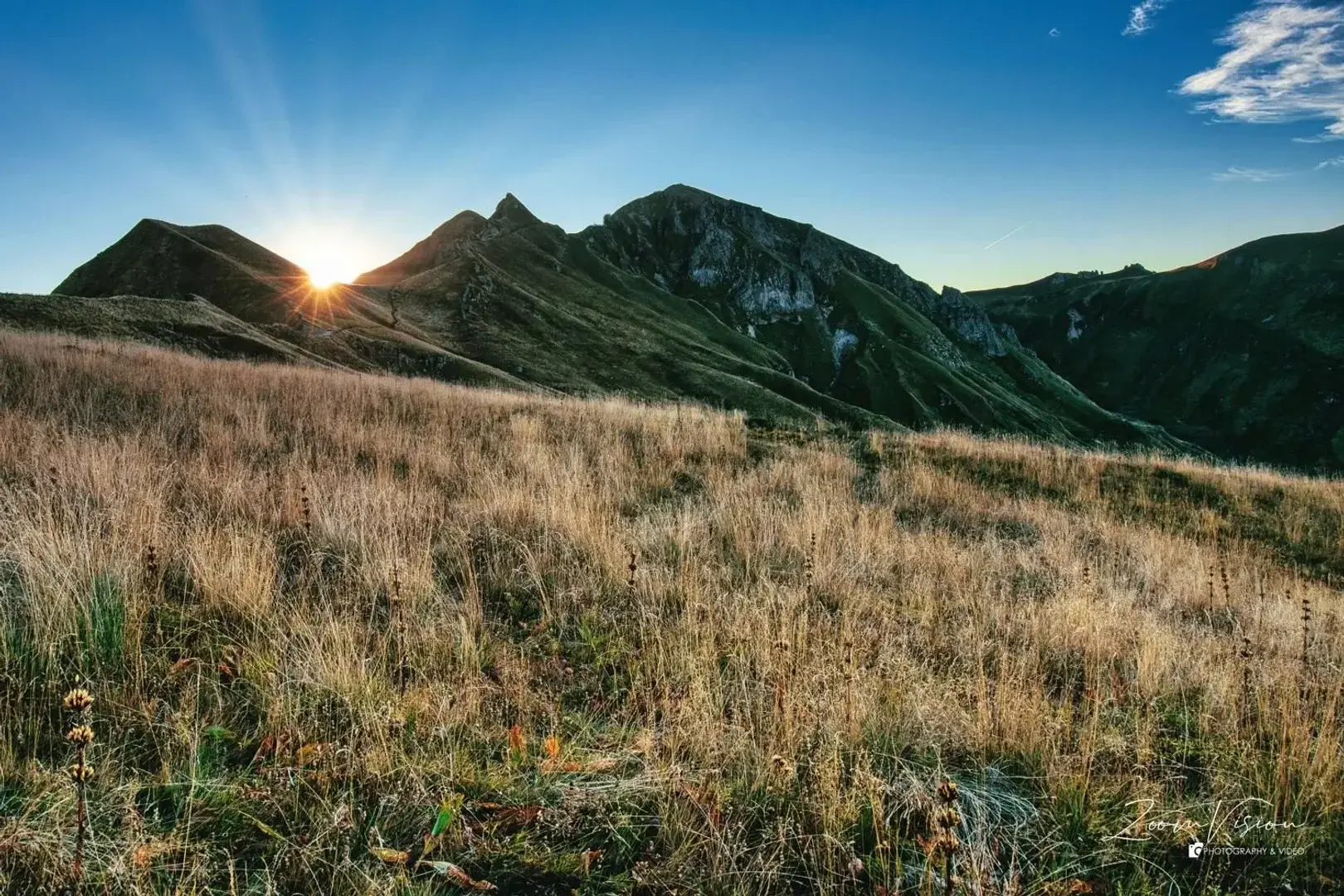 Levé de SoleilSancy /Auvergne /France
