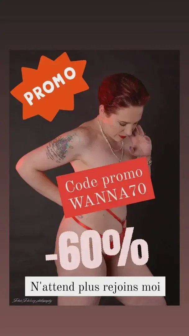 ⚠️⚠️⚠️Code promo en cours valable jusqu'au 31 mai seulement -60% de réduction sur votre abonnement 🤪N'attend plus rejoins moi vite 💋😘