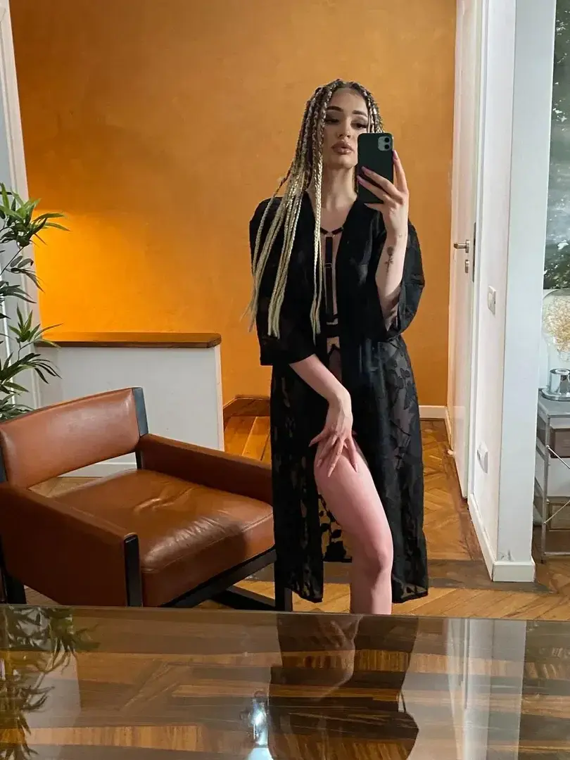 I have a cute outfit on under this, but you're just gonna wait a little more to see it :P