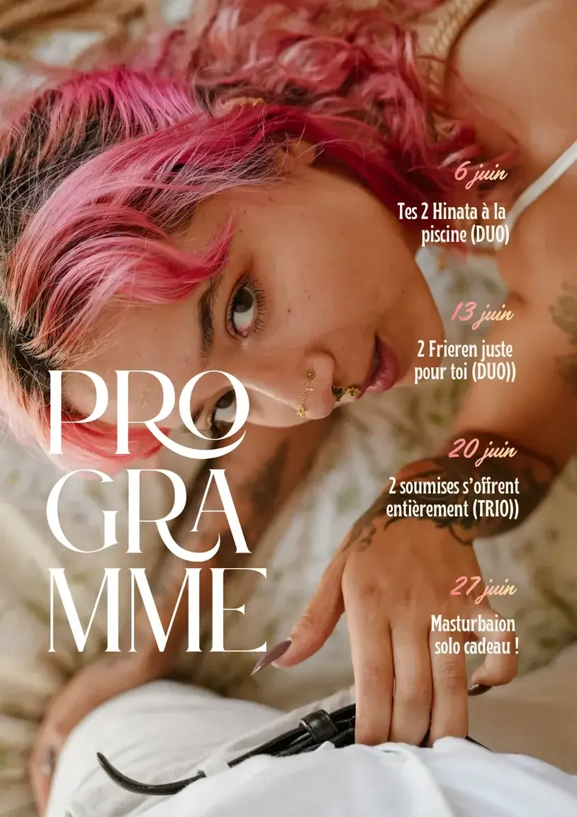 Leak & nude MYM — Yllaaa : « 💗 Planning du mois :Ce mois-ci, 4 vidéos inédites vous attendent à l'abonnement✨Des duos, trio et solo !Au programme :• Tes 2 Hinatas à la piscine – duo cosplay en piscine• 2 Frieren pour toi – duo cosplay début duo lesbien puis JOI avec toi• 2 soumises s’offrent entièrement – trio, BDSM, faciale 💦• Vidéo bonus solo – contenu cadeau exclusif pour compléter le moisEN + je vais programmer un live entièrement gratuit pour les abonnés ! 💝 » (MYM)