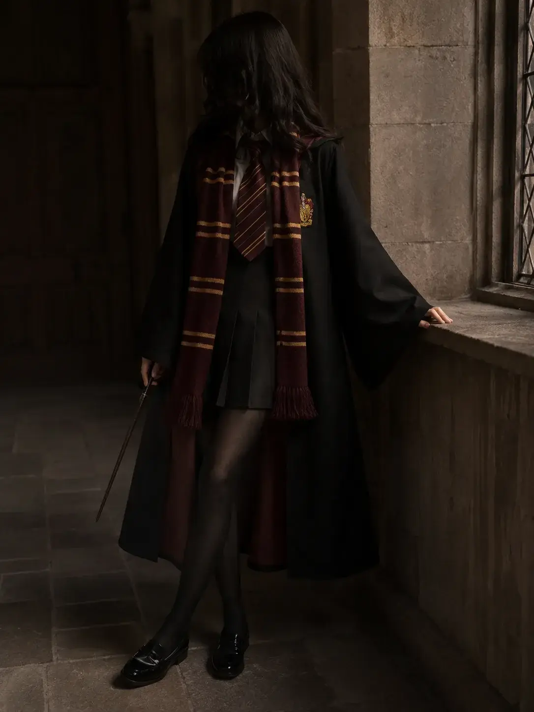 Cosplay Harry Potter je me prend la baguette