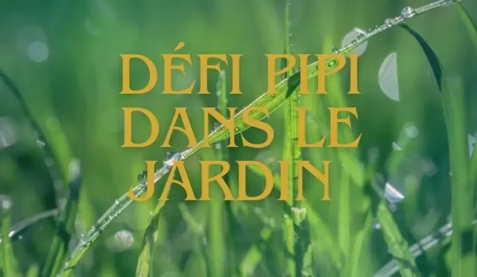 Mon défi Pipi garden