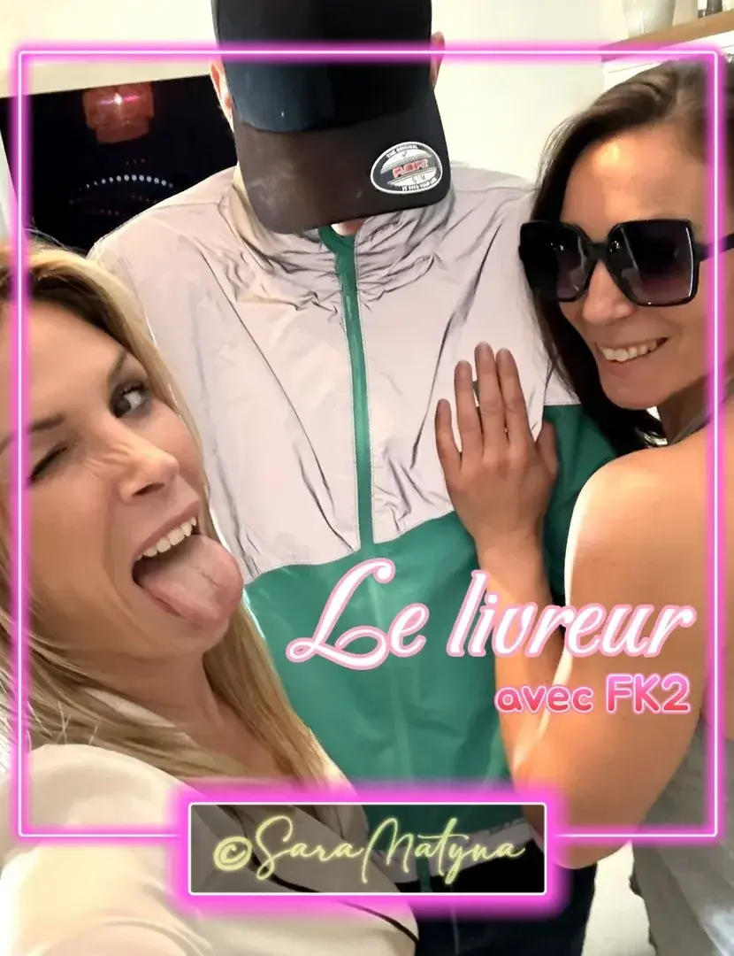 📹🔞 LE LIVREUR - AVEC FK2 ✅⏱ 45min‼️🇨🇵Ce soir je dors chez ma copine FK2. Au programme: Film, Sushis et quelques coquineries entre copines... 😏Mais quand le livreur est venu nous livrer notre repas, on a décidé d'en faire notre dessert... 😈On l'a sucé, il a bien baisé Fanny. Elle m'a ensuite prise au gode ceinture pendant que je le suçais. Il m'a bien enculé et ils ont fini par me baiser à deux... le gode ceinture de Fanny dans ma chatte et le livreur... dans mon cul 🥵💦😈🔞