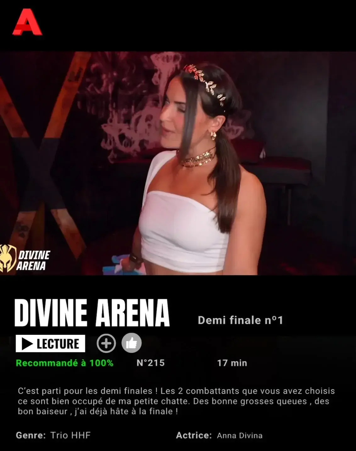 🏆 DIVINE ARENA 🏆 demi finale 💙 bleu contre 🤍