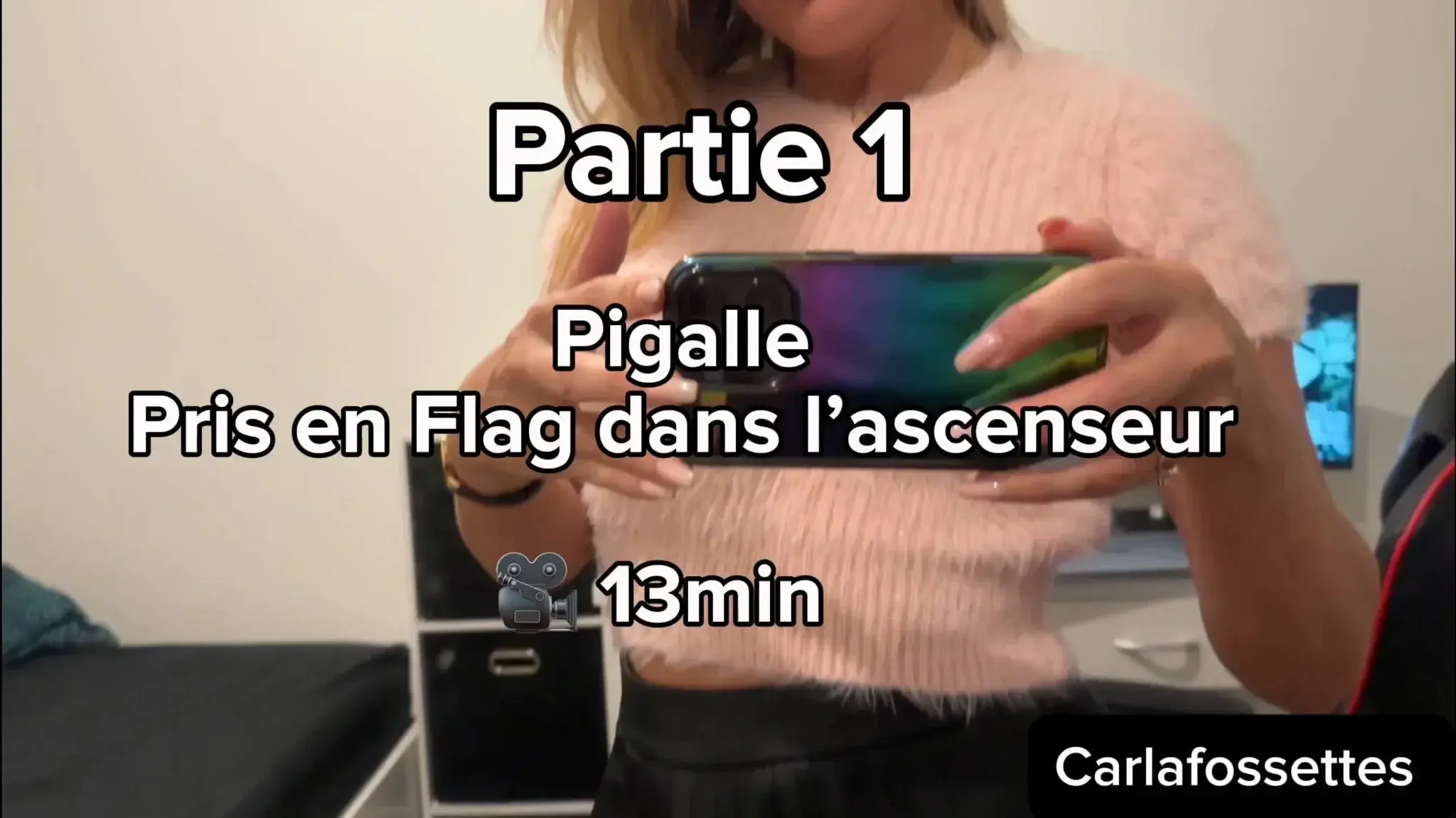 Leak & nude MYM — Carlafossettes : « Partie 1 de ma virée à Pigalle , ca commence dans l’ascenseur …Vidéo de 13 min gratuite » (MYM)