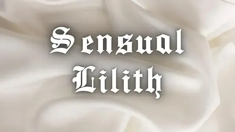 Photo de couverture de sensuallilith