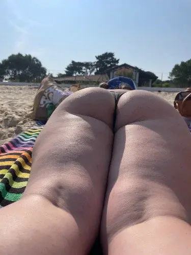 Petite sortie à la plage pour les pêches 👀