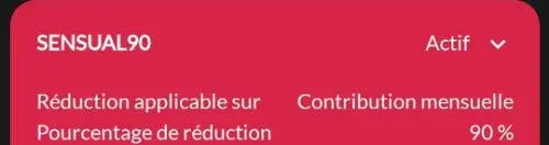 Profite de mon code pour avoir ton abonnement à - 90%