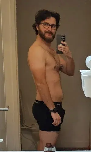 c'est dimanche, jour des photos de l'évolution physique