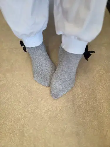 J'ai transpiré dans mes chaussure de travail... 💦🌸