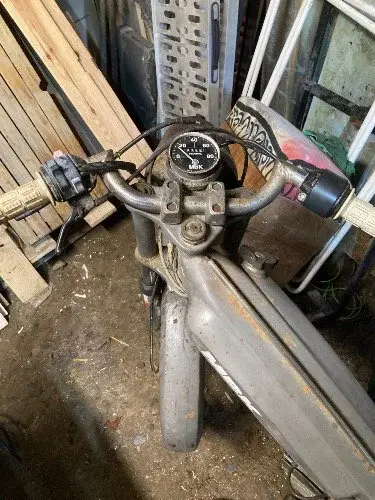 Mécanique mobylette sur un MBK 50