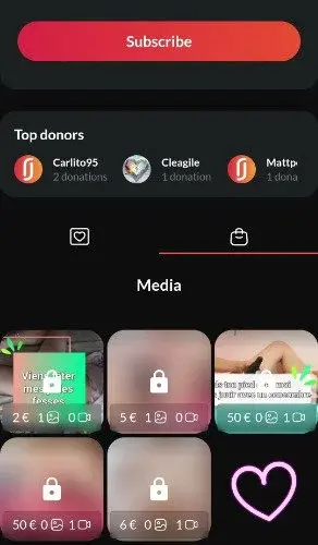 Abonne toi pour me demander du contenu personnalisé ou retrouve une belle sélection de médias qui te fera bander, dans les ''média à la demande'' 🩵💦