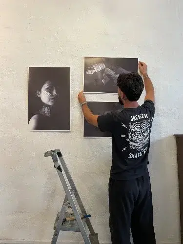 Retour en images sur mon exposition, LES LARMES DE PALLAS.
