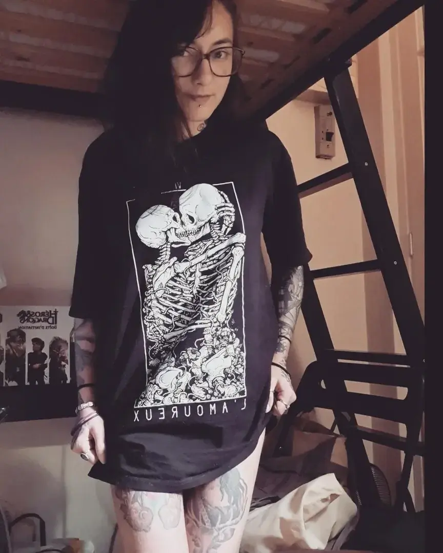 New pyjama 🖤💀🖤