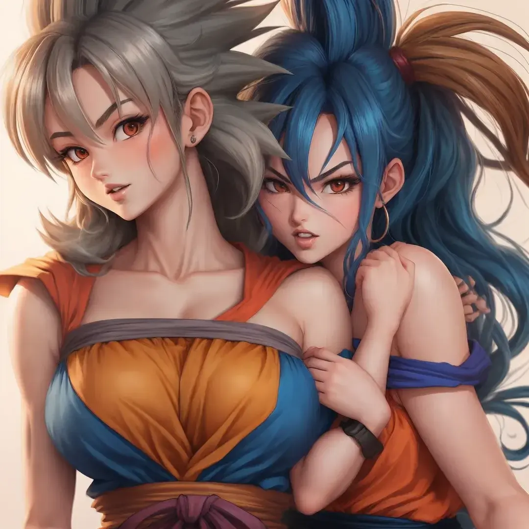 Leak & nude MYM — French-hentai : « Dragon Ball Femme,, longs cheveux hérissés, Saiyan, Uniforme Saiyan, dbz, Dragon Ball, sexy, grosses cuisses, gros cul, Pose de combat » (MYM)