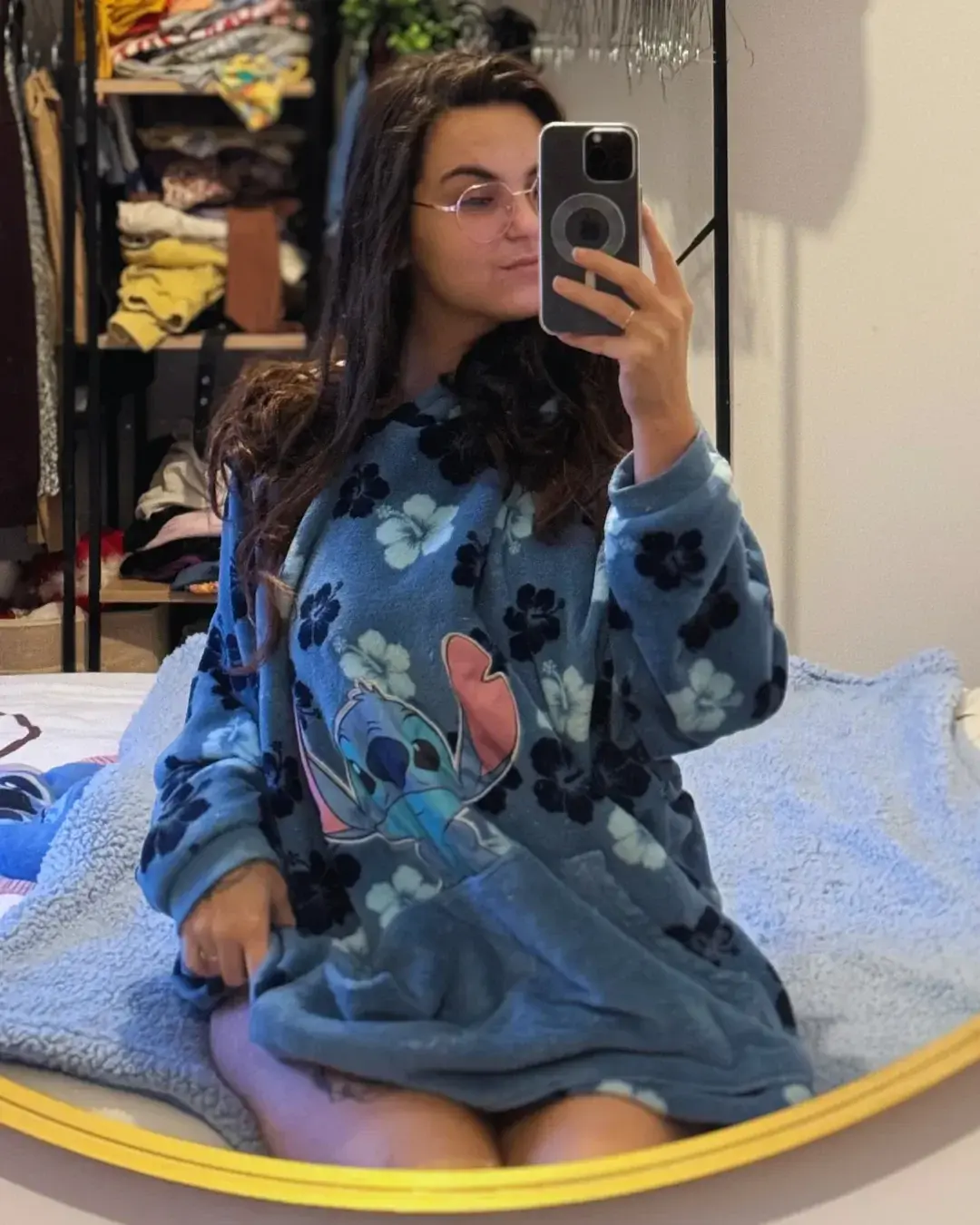 Leak public de Nalya — « Version cosy, mais ne te fie pas trop aux apparences 💙🧸 » (nude) sur MYM