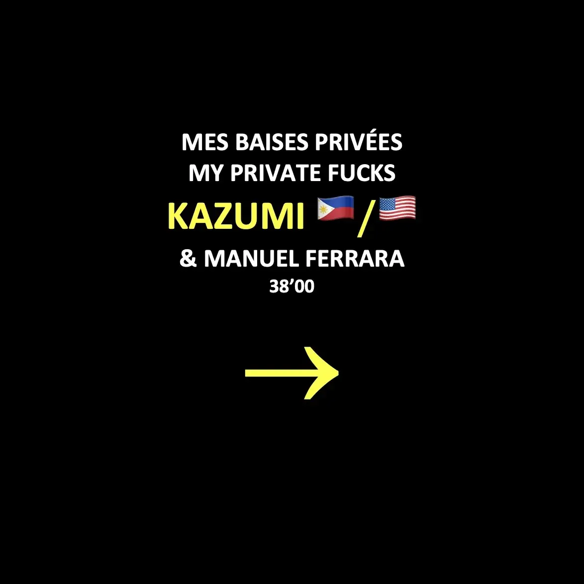 MES BAISES PRIVÉES : KAZUMI 🇵🇭/🇺🇸Alors les gars je vous le dis tout de suite, avec cette fille, une fois qu'elle t'a donné son ok, il ne faut pas perdre de temps...C'est de la baise direct ! De la super bonne baise même 😜🥰MY PRIVATE FUCKS : KAZUMI 🇵🇭/🇺🇸So guys, I'm telling you right now, with this girl, once she gives you the go-ahead, you don't waste any time... It's straight to sex! Super good sex even 😜🥰