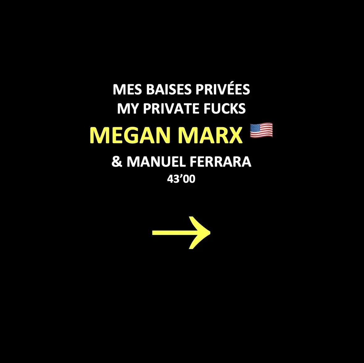 MES BAISES PRIVÉES : MEGAN MARX 🇺🇸J'aime les femmes qui savent ce qu'elles veulent...Surtout lorsque ce qu'elles veulent, c'est ma bite pour jouir 🔥😜MY PRIVATE FUCKING: MEGAN MARX 🇺🇸I like women who know what they want...Especially when what they want is my cock to cum on 🔥😜