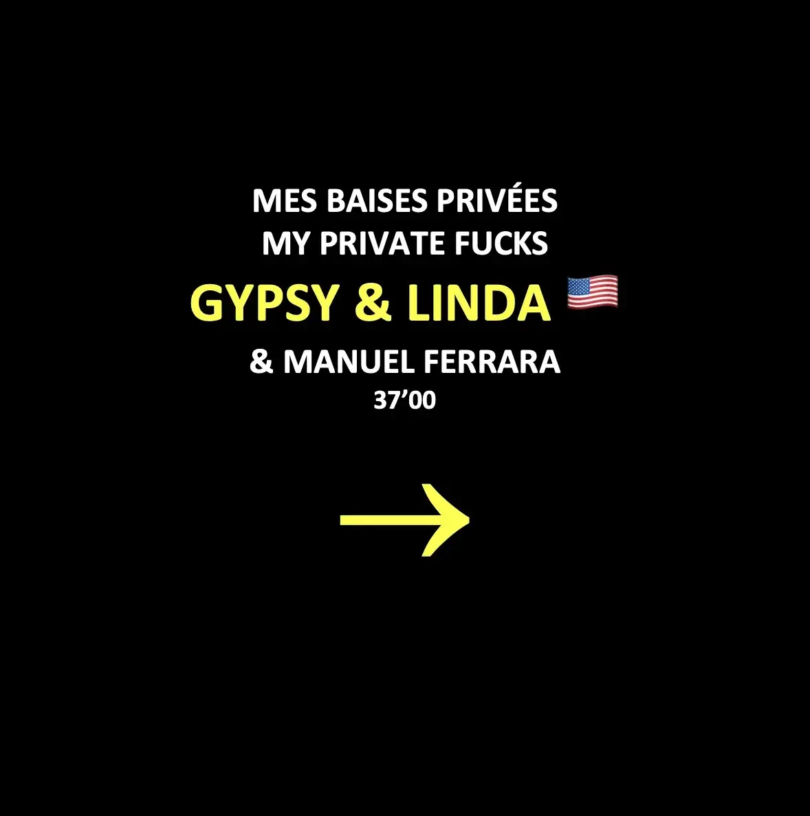 MES BAISES PRIVÉES : GYPSY & LINDA 🇺🇸J'adore tomber sur 2 copines qui ont une envie folle de me baiser... 😜🙏🍆💦MY PRIVATE FUCKS : GYPSY & LINDA 🇺🇸I love running into two girlfriends who are dying to fuck me... 😜🙏🍆💦