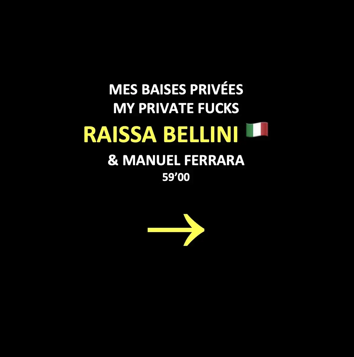 MES BAISES PRIVÉES : RAISSA BELLINI 🇮🇹J'aime l'Italie pour différentes raisons...Sa culture, sa nourriture, son atmosphère...Mais surtout pour ses femmes sublimes et chaudes 🔥😍😜MY PRIVATE FUCKS : RAISSA BELLINI 🇮🇹I love Italy for many reasons...Its culture, its food, its atmosphere...But especially for its gorgeous and passionate women 🔥😍😜