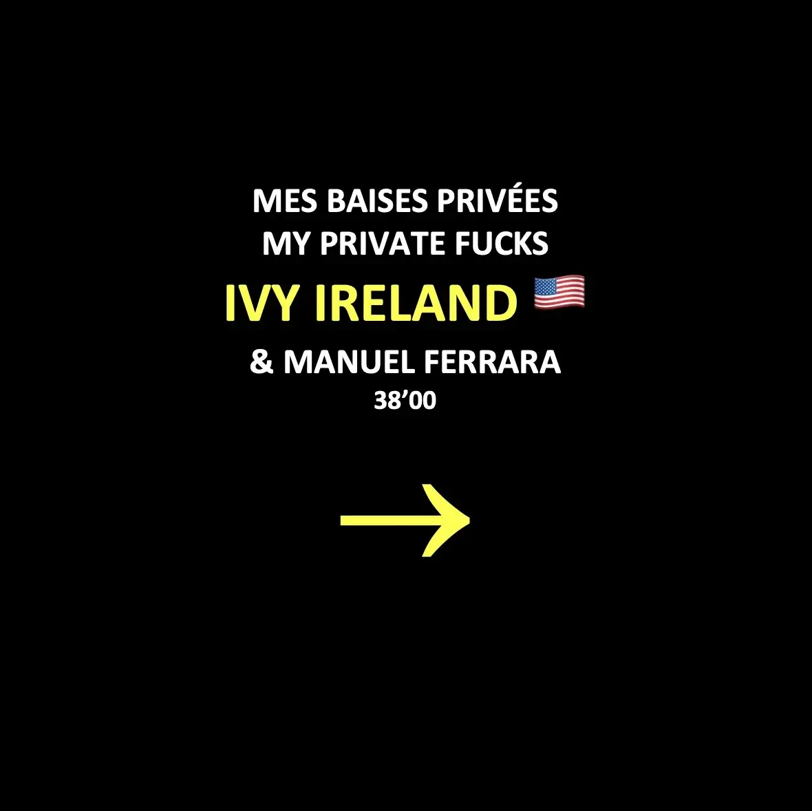 MES BAISES PRIVÉES : IVY IRELAND 🇺🇸J'en ai connu des MILF très s@lopes...Mais alors là, on est sur de l'ultra s@lope super anale 😍Elle n'a voulu que des coups de bite dans son cul...MY PRIVATE FUCKS : IVY IRELAND 🇺🇸I've known some very slutty MILFs...But this one is the ultimate anal slut 😍All she wanted was cock up her ass...