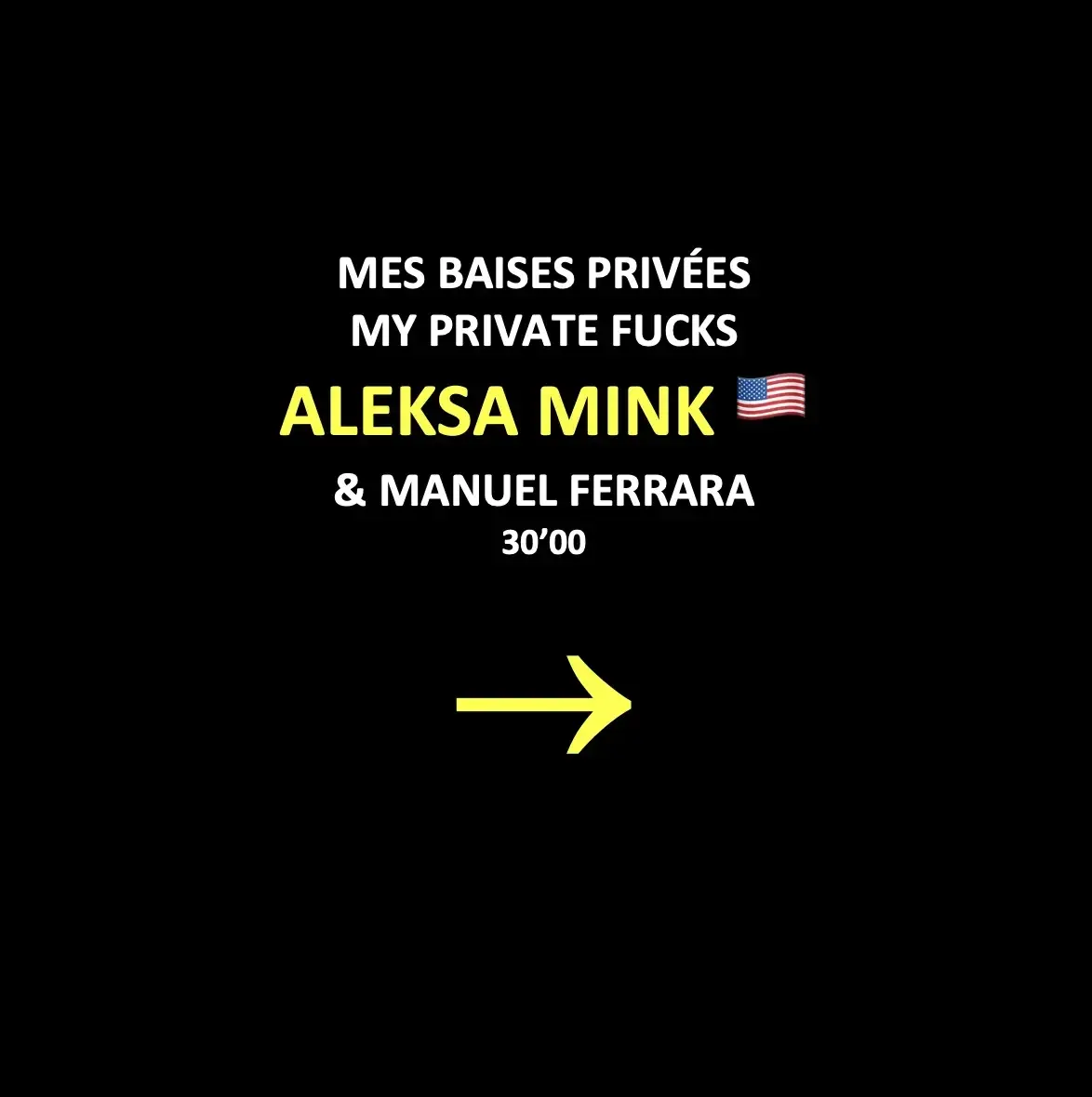 MES BAISES PRIVÉES : ALEKSA MINK 🇺🇸Oh la la... 😍Je suis tombé complétement amoureux des seins naturels de cette fille très cochonne...Ce qui ne m'a évidemment pas empéché de la baiser bien comme il faut 🫣😜💦MY PRIVATE FUCKS : ALEKSA MINK 🇺🇸Oh la la... 😍I completely fell in love with this very naughty girl's natural breasts...Which obviously didn't stop me from fucking her properly 🫣😜💦