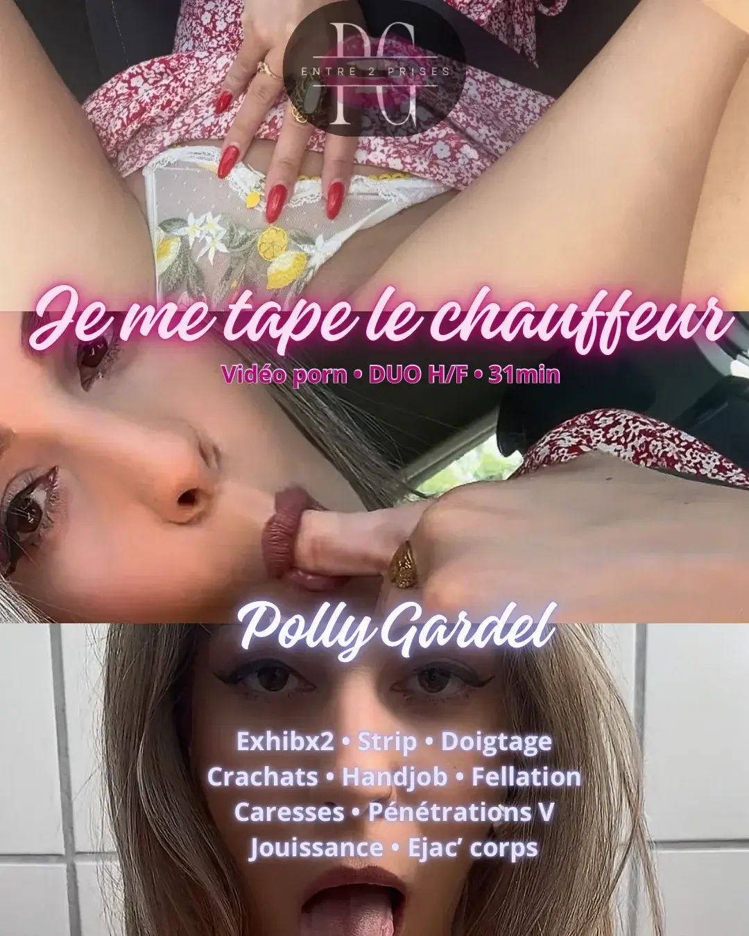 Leak & nude MYM — Pollygardel : « Ma série "Entre 2 prises" c'est un clin d'oeil à mes tournages d'actrice et au fait que j'adore me faire prendre. Alors je vous immortalise mon quotidien sexe quand je ne suis pas en déplacement. Mais vous me connaissez, je ne peux m'empêcher d'être à nouveau derrière la caméra pour vous immortaliser mes dingueries... ❤️Un peu plus proche de vous, au plus profond de moi... » (MYM)