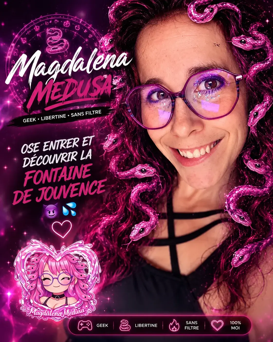 Bienvenue dans mon petit monde 💖Ici je partage mes photos du quotidien, mes envies, mes moments libertins et plein de contenus exclusifs 😈📸 1 photo par jour🔥 2 photos libertines par semaine🎥 Des vidéos à prix tout doux🎁 Un cadeau chaque dimancheEt surtout… 100% moi 💕