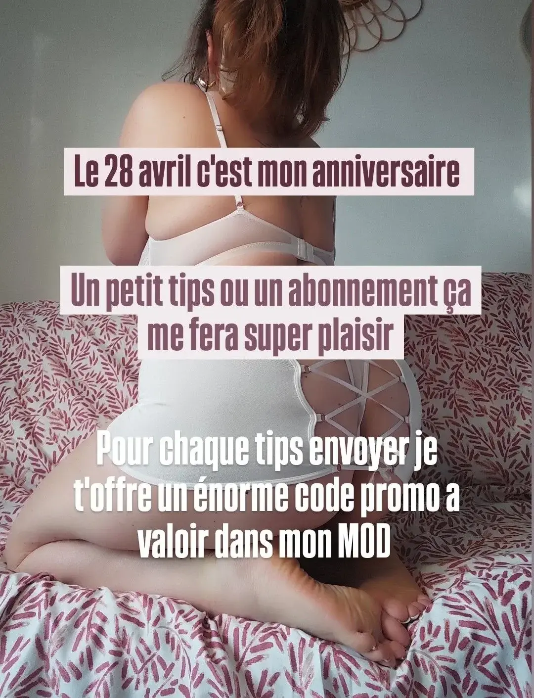 Leak & nude MYM — mimilacoquine : « Mon anniv c'est demain!!!Un tips,un abonnement ou une video dans mon MOD ca me fera tres plaisir;)bisous » (MYM)