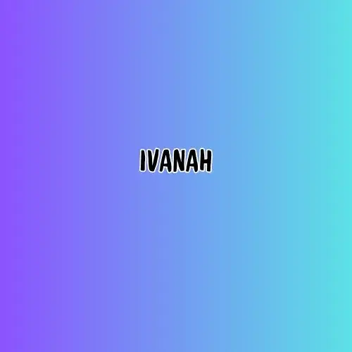 Photo de couverture de Ivanah
