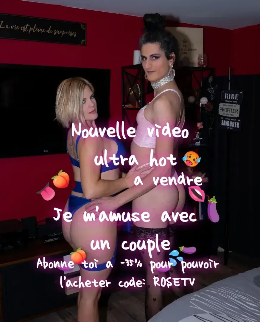 Leak & nude MYM — Travestiffany : « Profitez en vite ! -35% l'abonnement code: ROSETVEt payez vous une video de rêve 👄🍆👅🍑💦🥵💁🏻♀️ » (MYM)