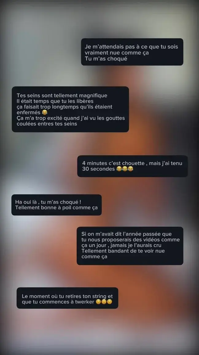 Leak & nude MYM — Tifany_wallemacq : « Les derniers retours que j’ai eu suite à ma dernière vidéo 🙈😈Si toi aussi tu veux me voir faire des bêtises dans cette fameuse vidéo de 4 minutesDemande la moi ou retrouve la directement dans mes MOD 🔥🥵-20% avec le code promo : « 4MINUTES » 🎁 » (MYM)