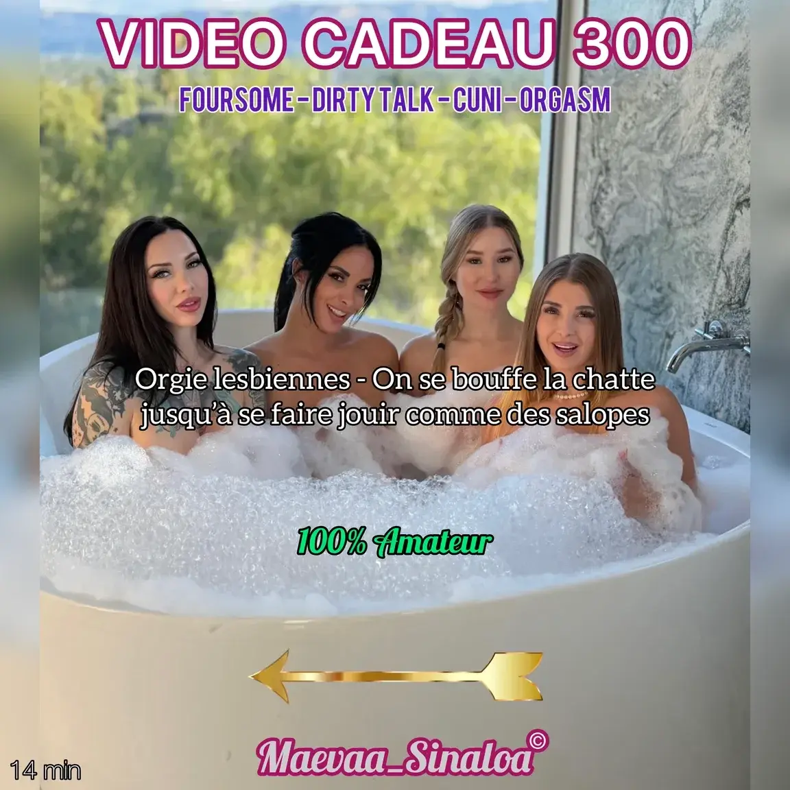 Leak & nude MYM — maevaa_sinaloa : « Nouvelle vidéo de 14 min mes coquins 🔥 Orgie lesbienne 😍 On se bouffe la chatte jusqu’à se faire jouir comme des salopees 🥵 » (MYM)