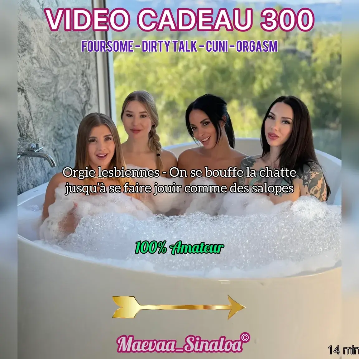 Leak & nude MYM — maevaa_sinaloa : « Nouvelle vidéo de 14 min mes coquins 🔥 Orgie lesbienne 😍 On se bouffe la chatte jusqu’à se faire jouir comme des salopees 🥵 » (MYM)